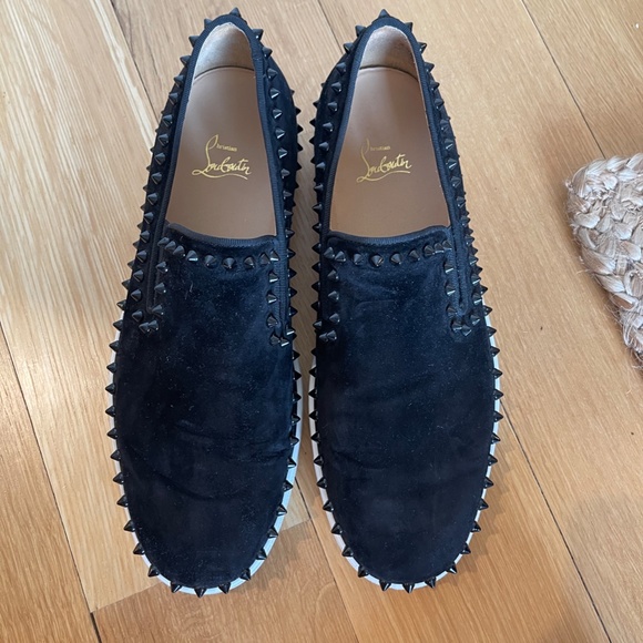 Christian Louboutin Roller Derby Suede Sneakers - Picture 2 of 10